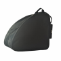 Schoenentas – schwarze Tasche für Sportschuhe oder andere Schuhe, Seitenansicht.