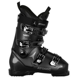Atomic Hawk Prime 85 S W GW Skischuh - Detailansicht, schwarze Ausführung.