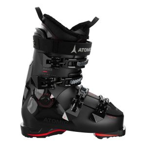 Atomic Hawk Prime 100 GW Skischuh – Seitenansicht mit Power Shift Technologie und rotem Akzent.