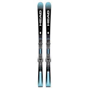 Head Supershape E-Speed 2025: Skier auf weißem Hintergrund, Blick von oben.