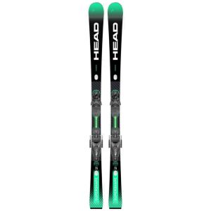 Head Supershape E-Magnum 2024: Skier mit Bindung, Ansicht von oben.
