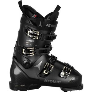 Atomic Hawk Prime 105 SW Skischuh - Detailansicht der Schale und Verschlüsse.