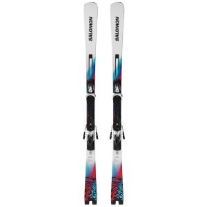 Salomon Addikt Pro 2025 Skier, Ansicht von oben mit Bindung.